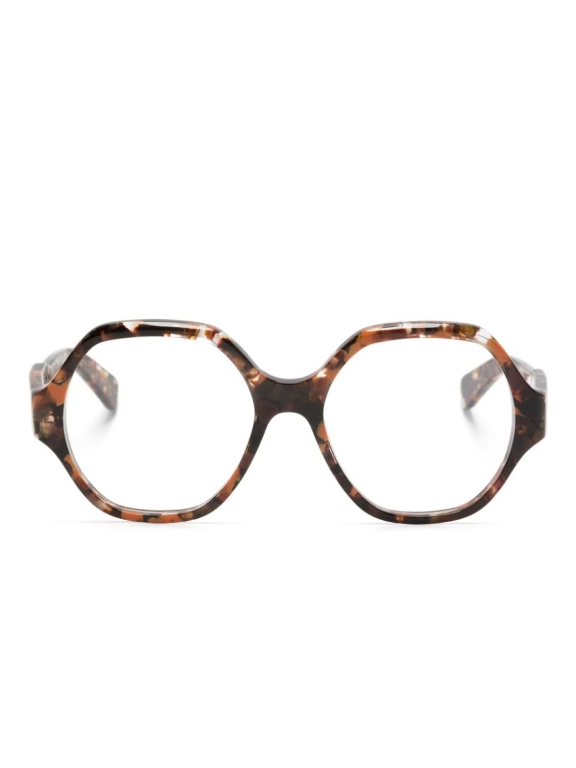 

Chloé Eyewear очки в геометричной оправе черепаховой расцветки, коричневый