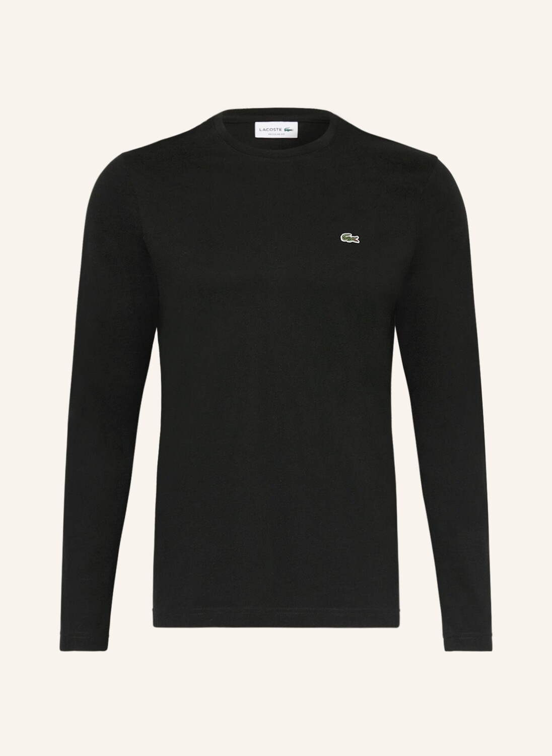 

Лонгслив LACOSTE, черный