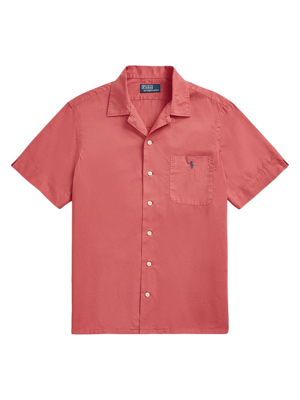 

Хлопковая рубашка с пуговицами спереди Polo Ralph Lauren, красный
