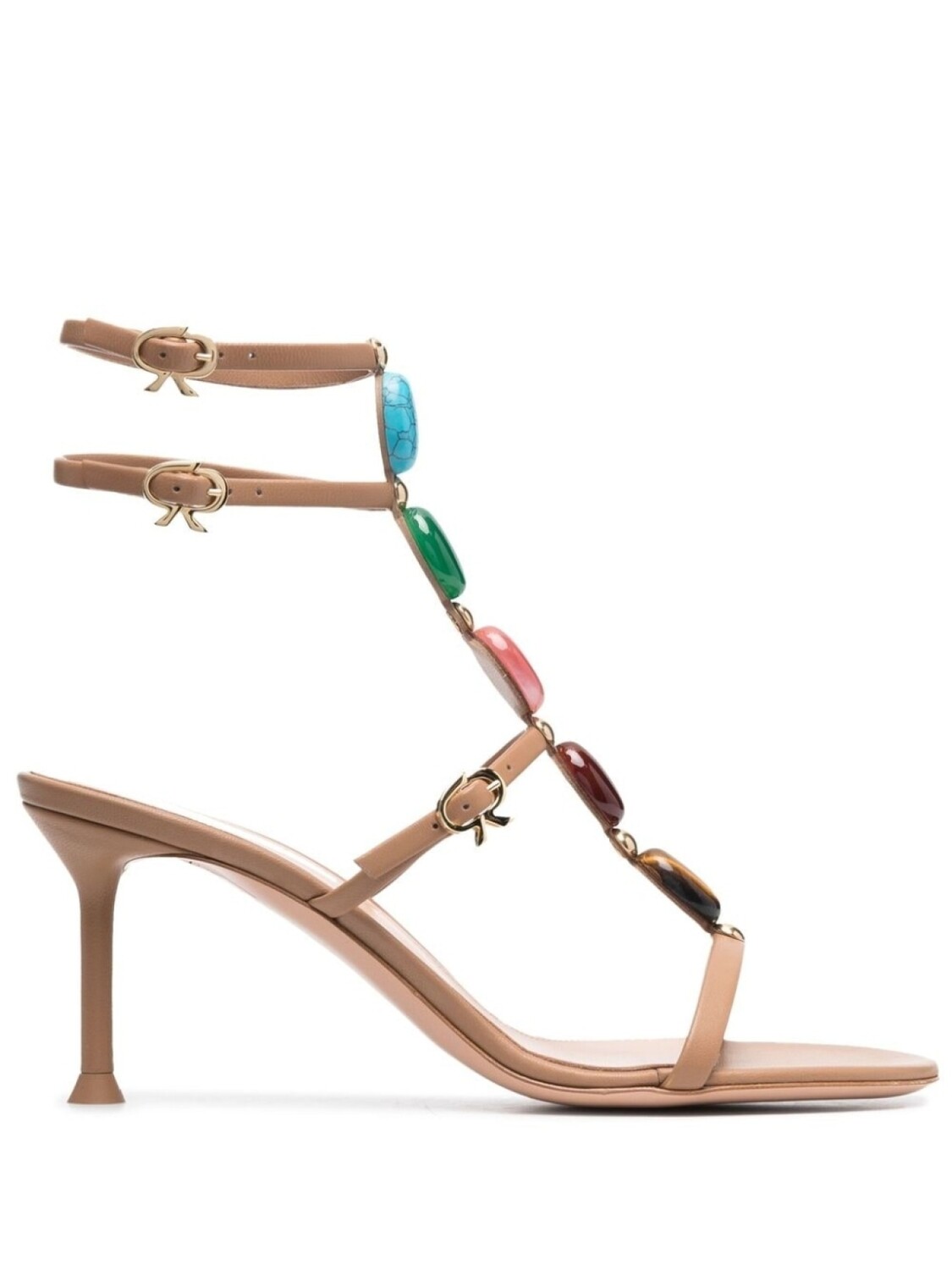 

Gianvito Rossi декорированные босоножки, нейтральный цвет