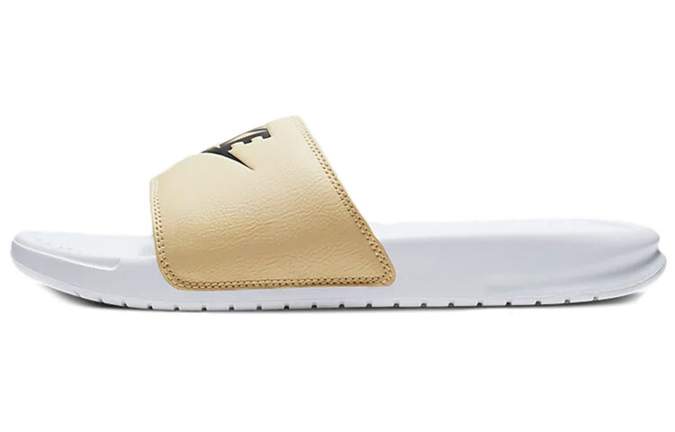 

Шлепанцы Nike Benassi JDI белого золота