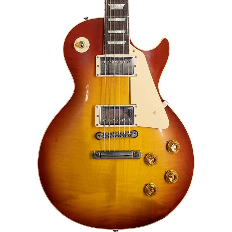 

Электрогитара Gibson 1958 Les Paul Standard Reissue Electric Guitar - Washed Cherry Sunburst