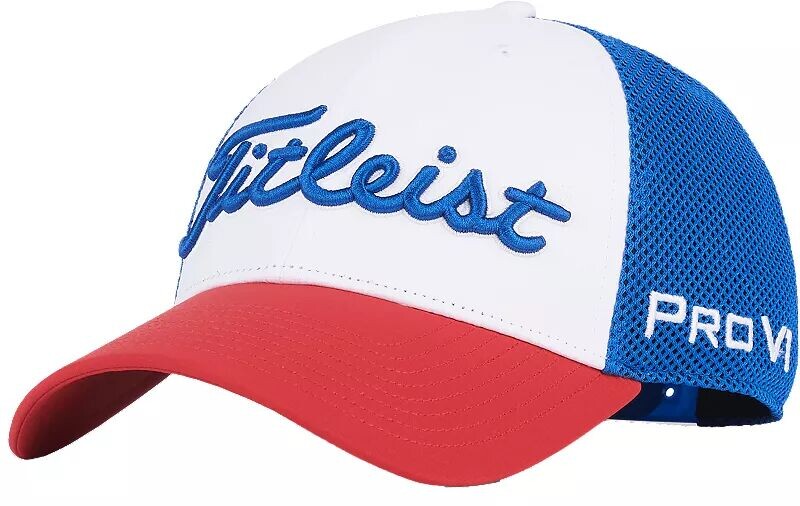 

Мужская сетчатая кепка для гольфа Titleist Tour Performance 2022, мультиколор