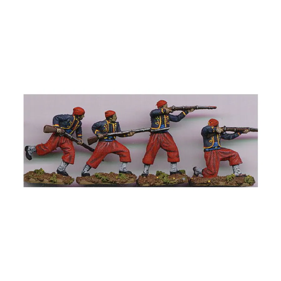 

Союз зуавов, набор №1, Historical Plastic Military Figures - American Civil War (1:32) (Hat Industries)