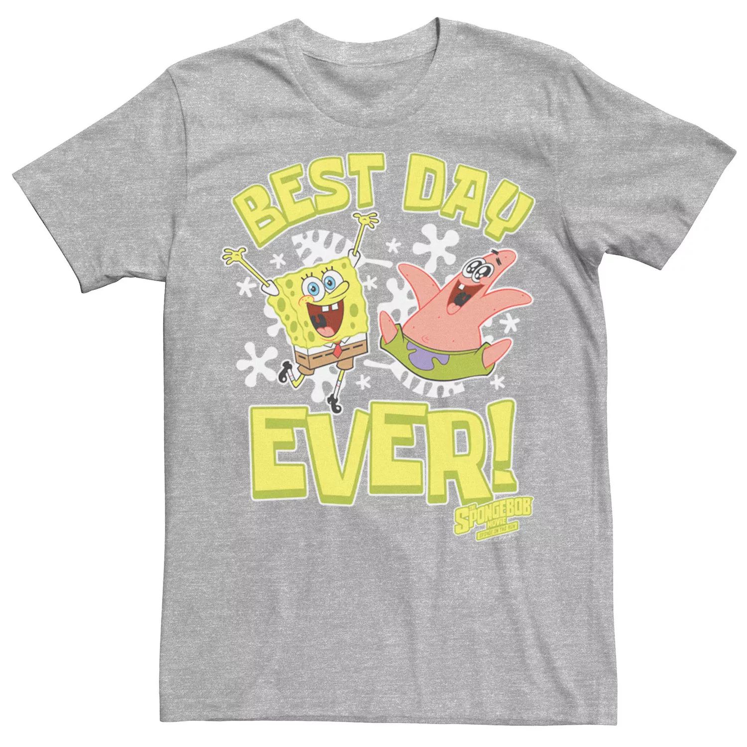 Мужская футболка SpongeBob Sponge On The Run Best Day Ever Licensed Character