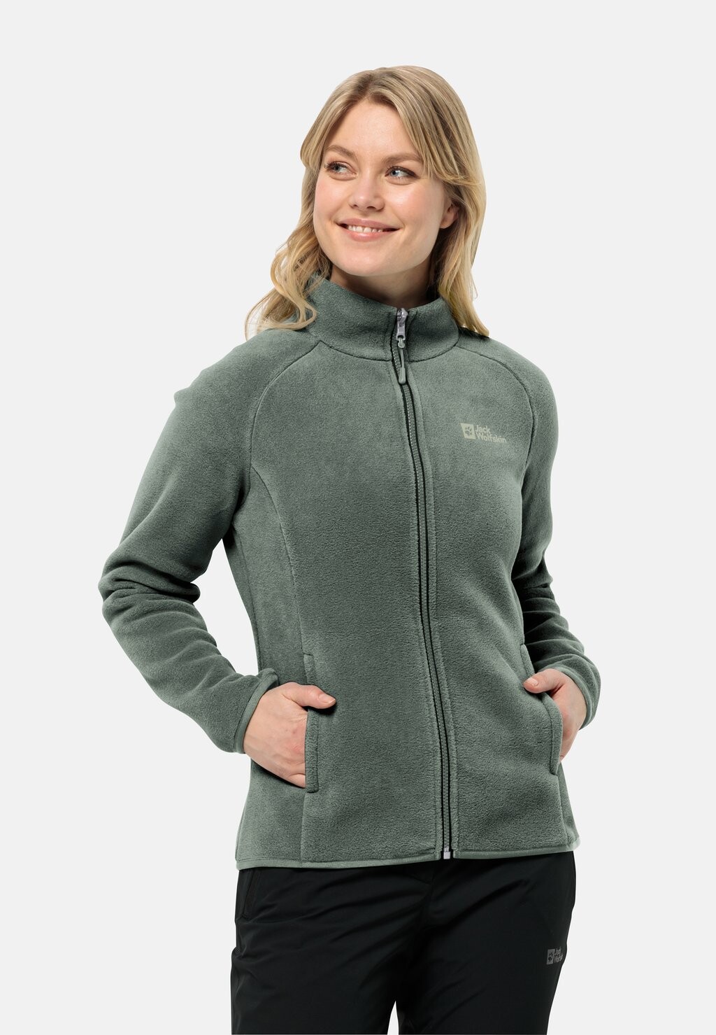 

Флисовая куртка MOONRISE Jack Wolfskin, цвет hedge green