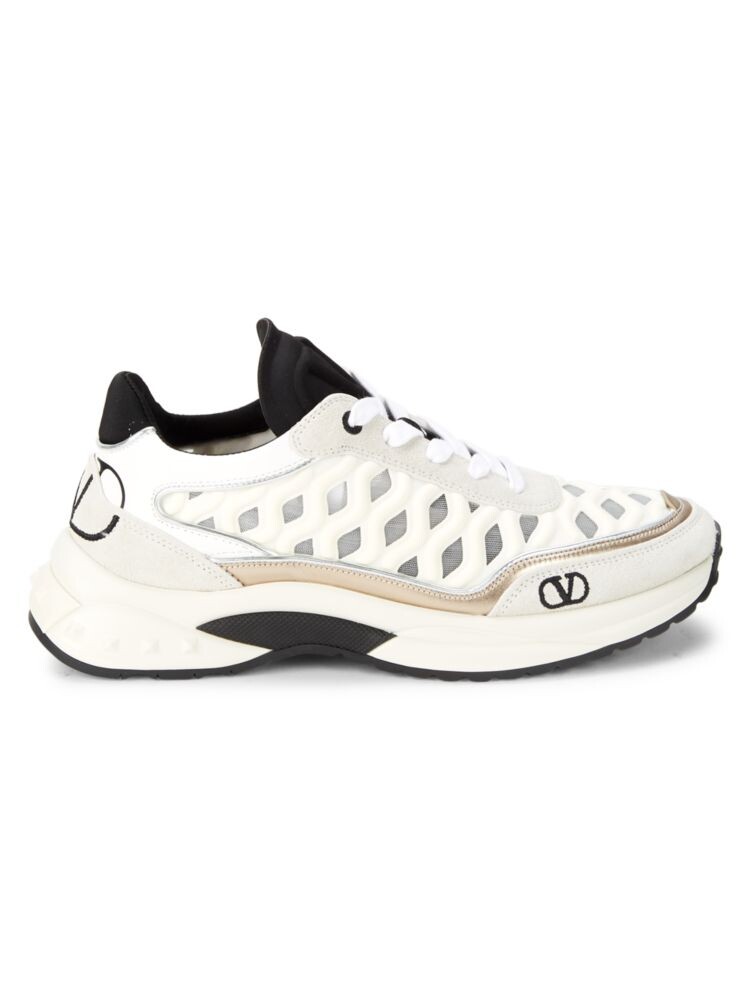 

Кроссовки Ready Go Runner Mix Media Valentino Garavani, белый