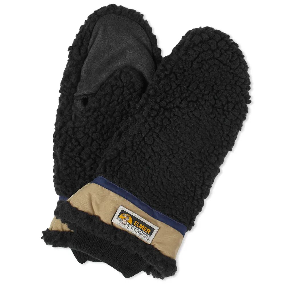 Elmer Gloves Шерстяные варежки с ворсом, черный цена и фото