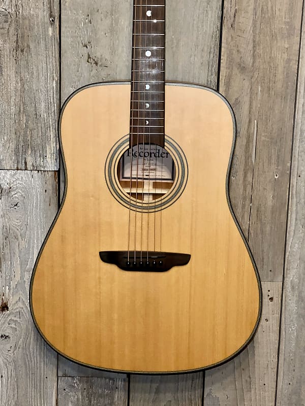 Акустическая гитара Luna Artist Recorder Dreadnaught Acoustic Guitar Package, Support Small Business & Buy It Here ! акустическая гитара parkwood s21 gt цвет натурального дерева глянец чехол