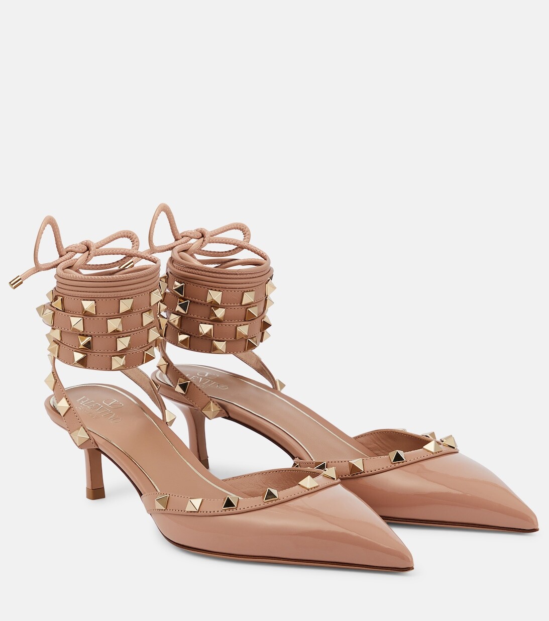

Лакированные туфли Rockstud 50 Valentino Garavani, розовый