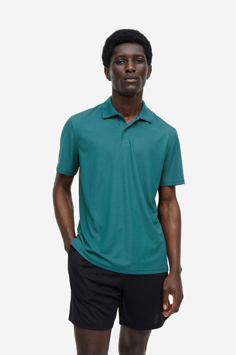 

Спортивная рубашка из пике стандартного кроя H&M