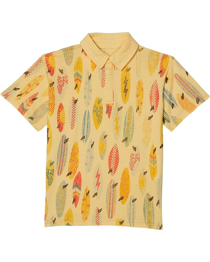 

Поло Chaser Surfboards Short Sleeve Polo, цвет Impala