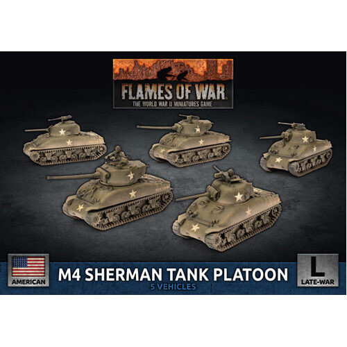 

Фигурки Flames Of War: M4 Sherman Tank Platoon (Plastic)