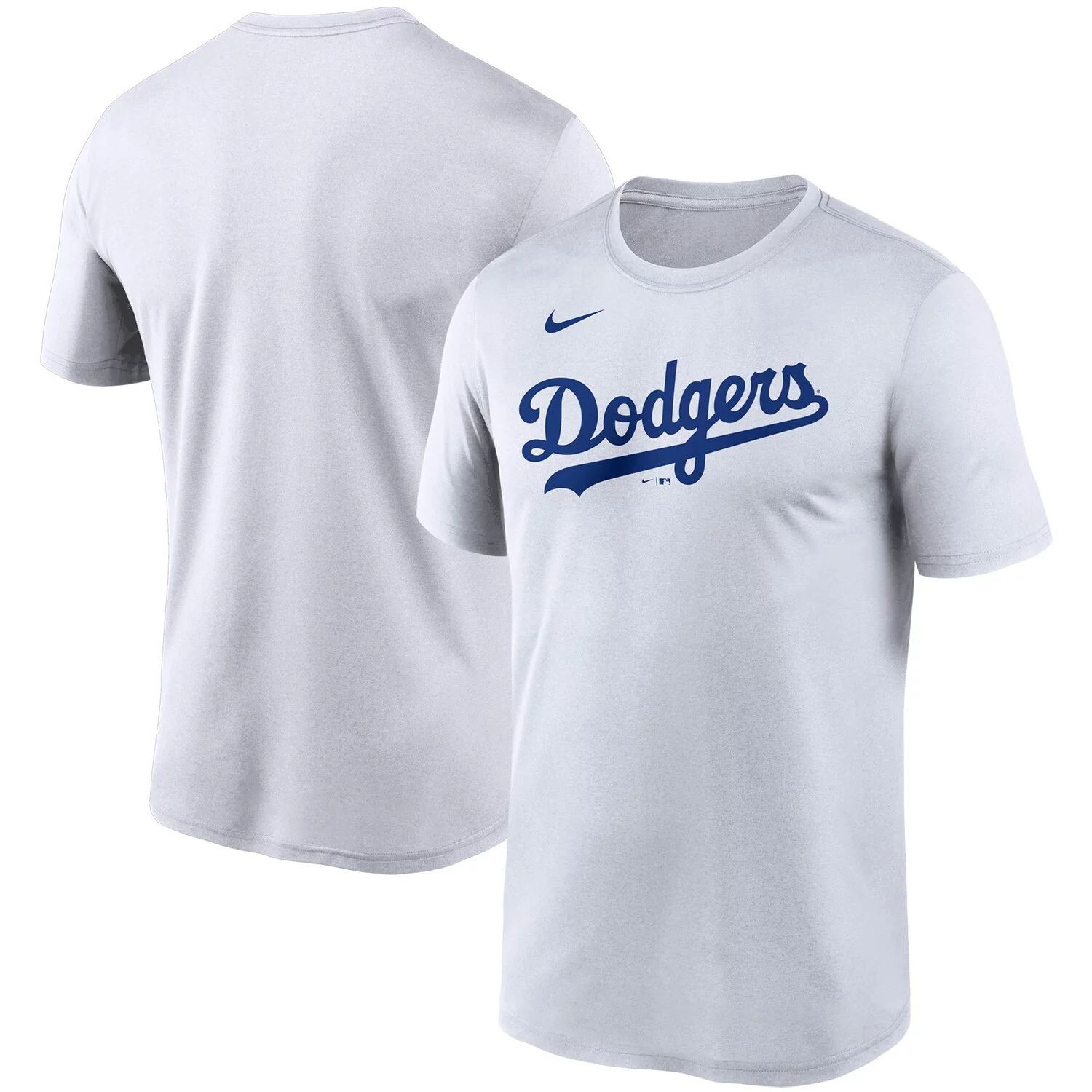 цена Мужская белая футболка Nike Los Angeles Dodgers Wordmark Legend