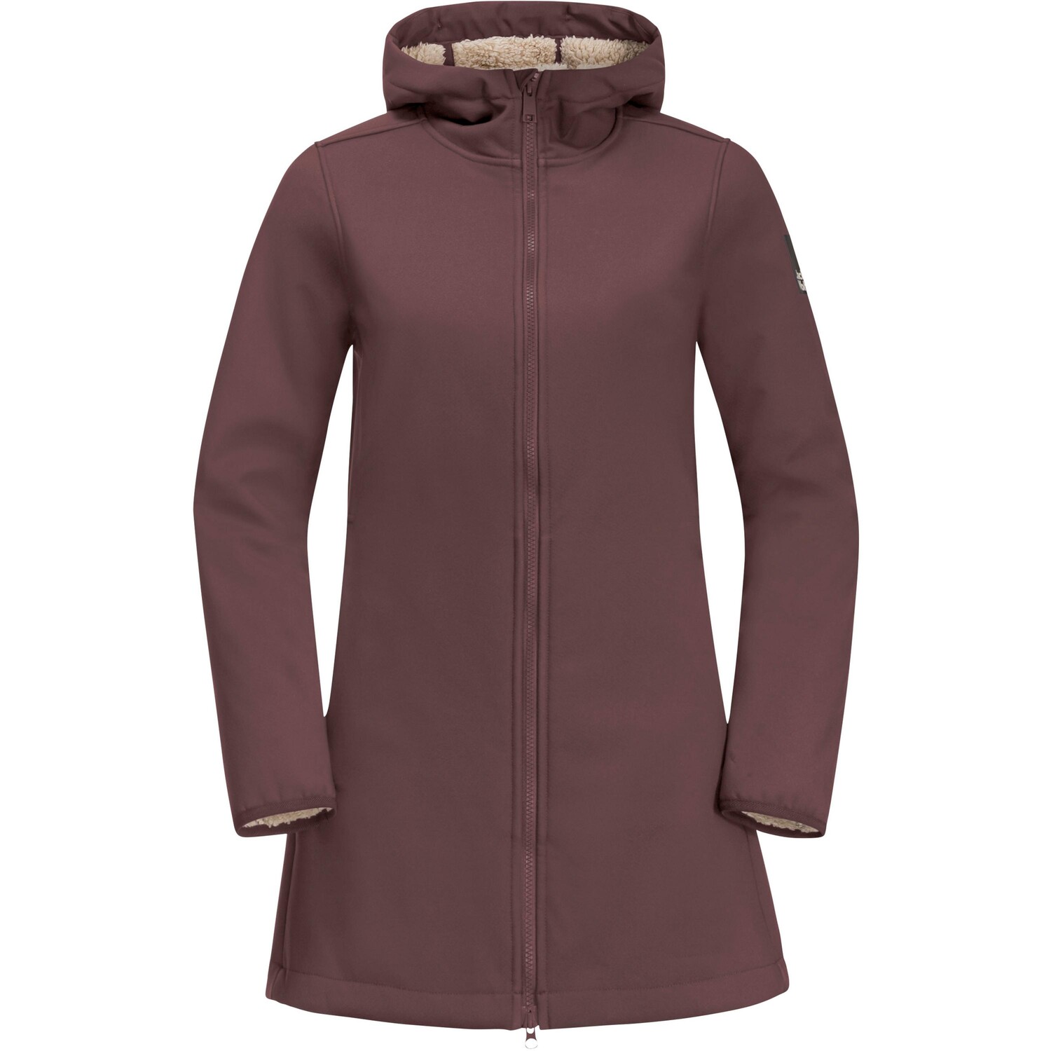 

Пуховик Jack Wolfskin Softshellmantel WINDLAND, цвет boysenberry