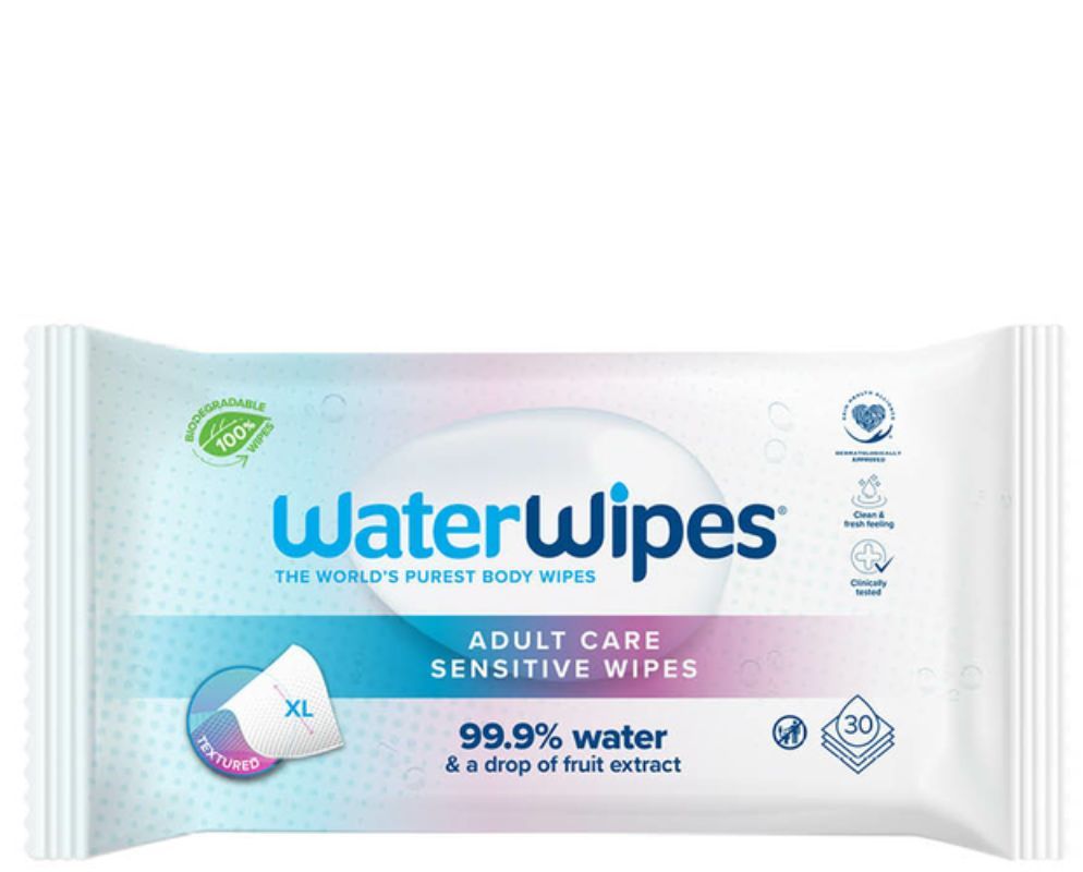 Влажные салфетки Waterwipes Adult Care XL, 30 шт