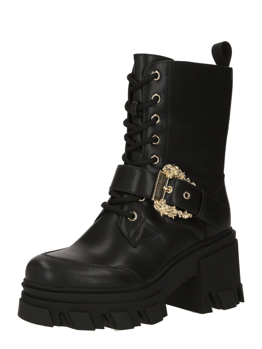 

Ботинки Versace Jeans Couture Lace-Up Ankle Boots, черный