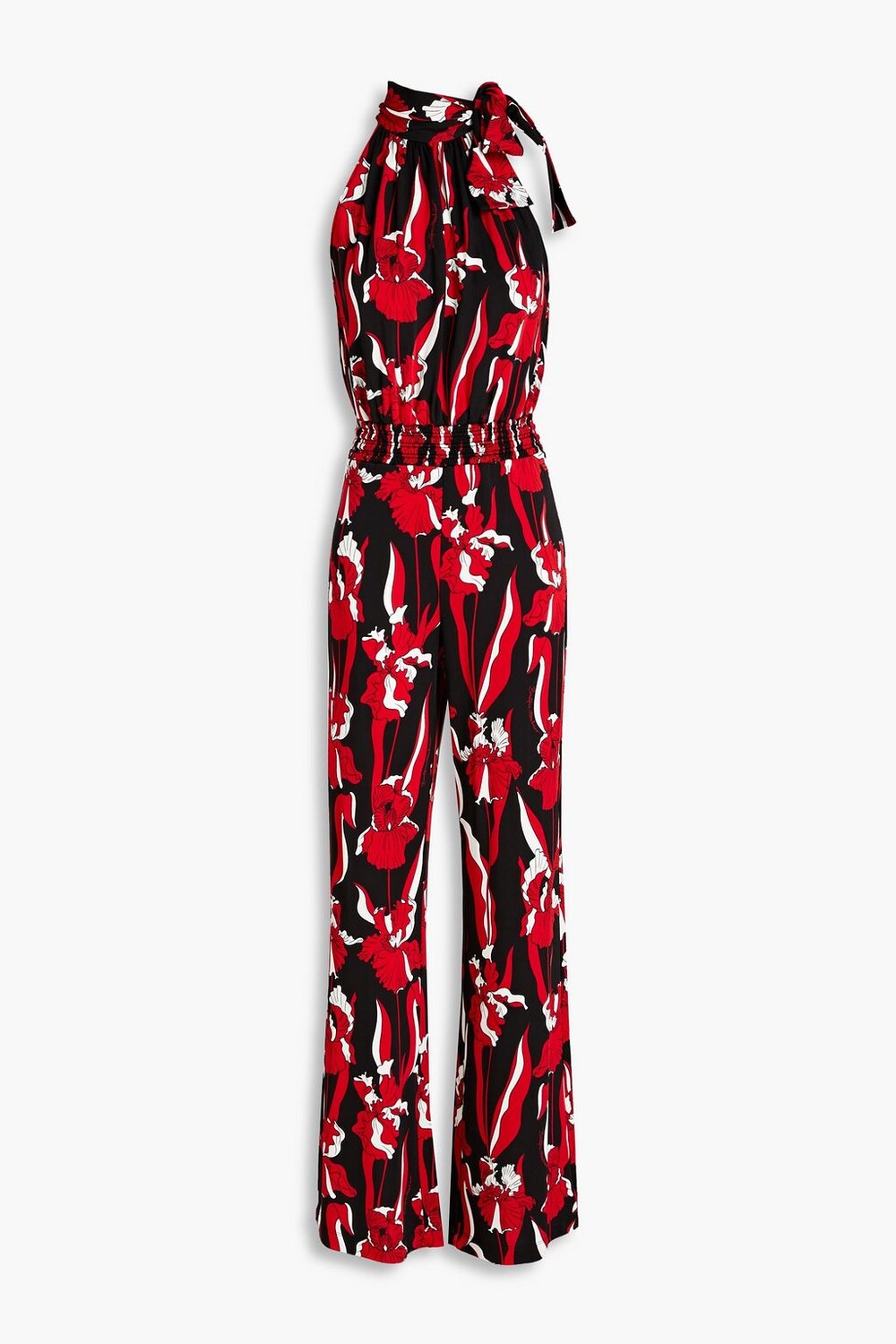 

Комбинезон из джерси с бантом и цветочным принтом BOUTIQUE MOSCHINO, черный