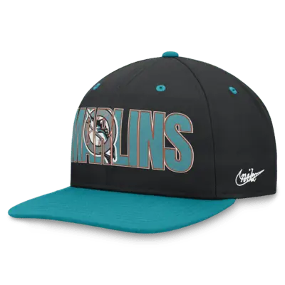 

Бейсболка Nike Florida Marlins Pro Cooperstown, цвет Black/Aqua