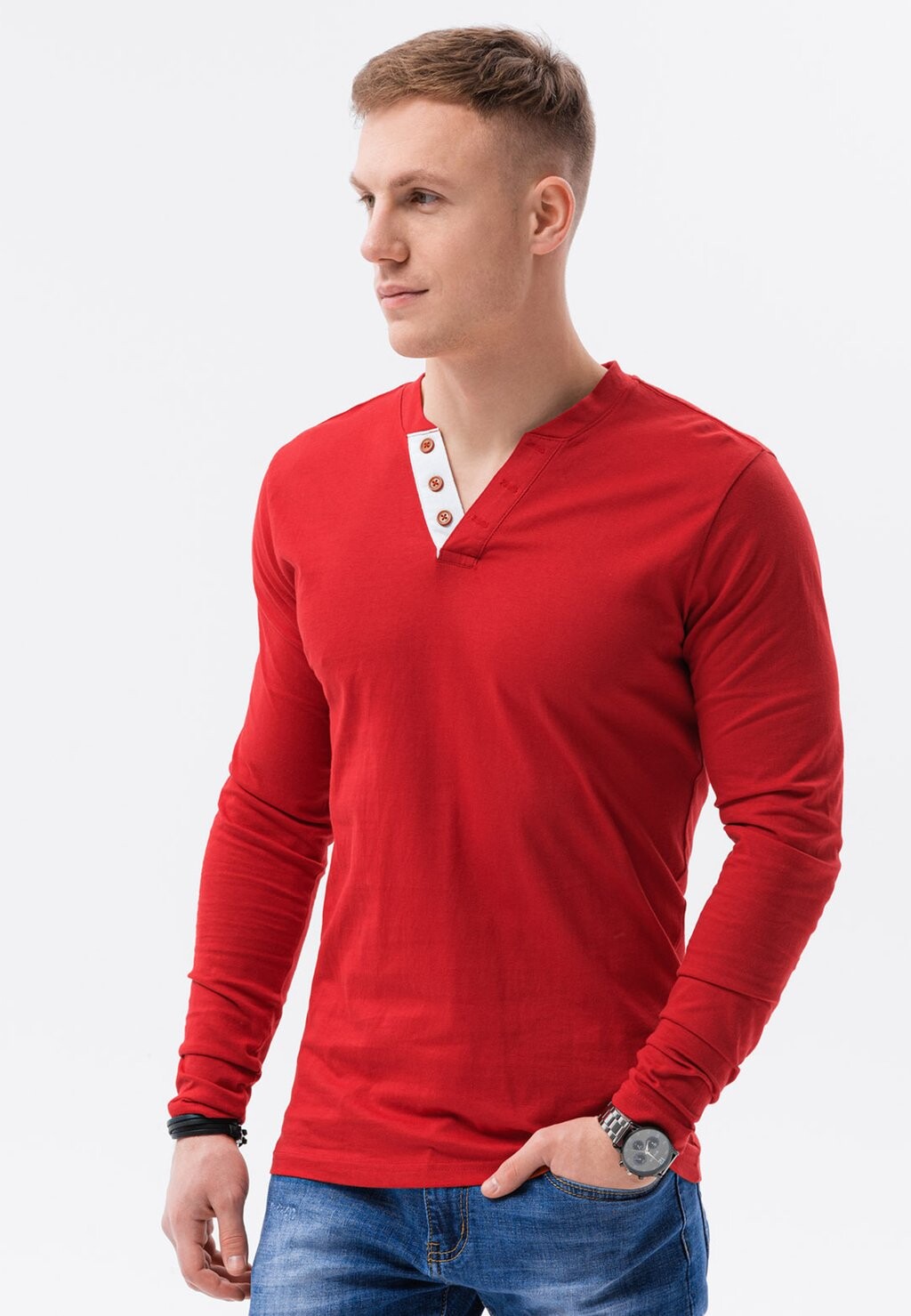 

Рубашка с длинным рукавом PLAIN LONGSLEEVE Ombre, цвет red