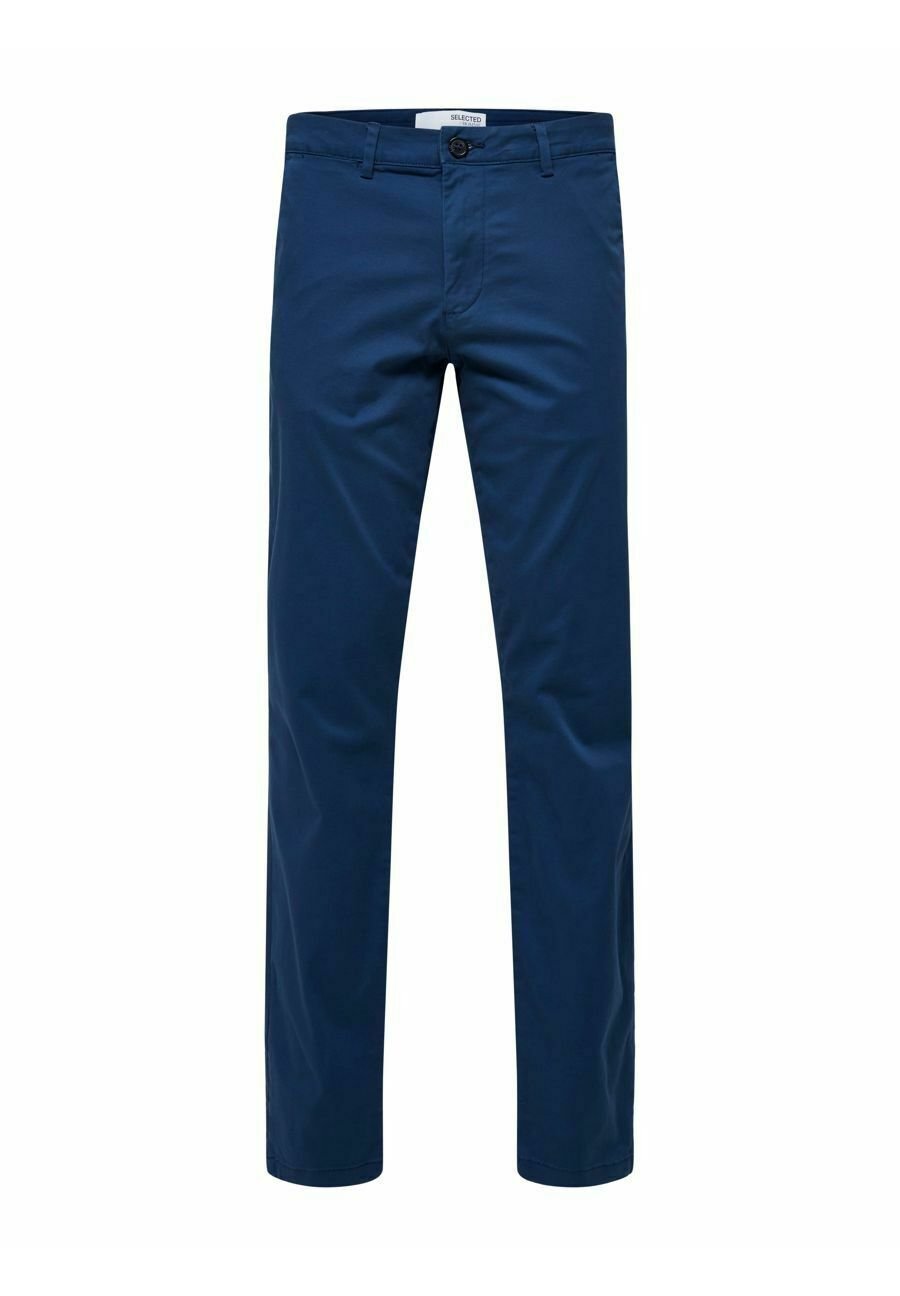 брюки чинос Slhslim New Miles Selected, цвет insignia blue