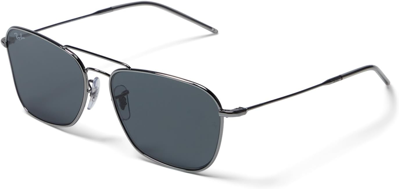 Солнцезащитные очки 58 mm 0RBR0102S Caravan Reverse Ray-Ban, цвет Gunmetal/Dark  Grey – купить из-за границы через сервис «»