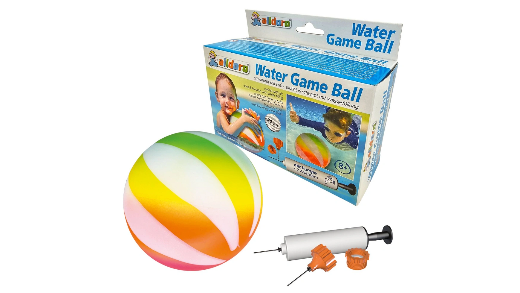 Alldoro Мяч для игр в воде и прыжков в воду ашар амеде в огонь и в воду