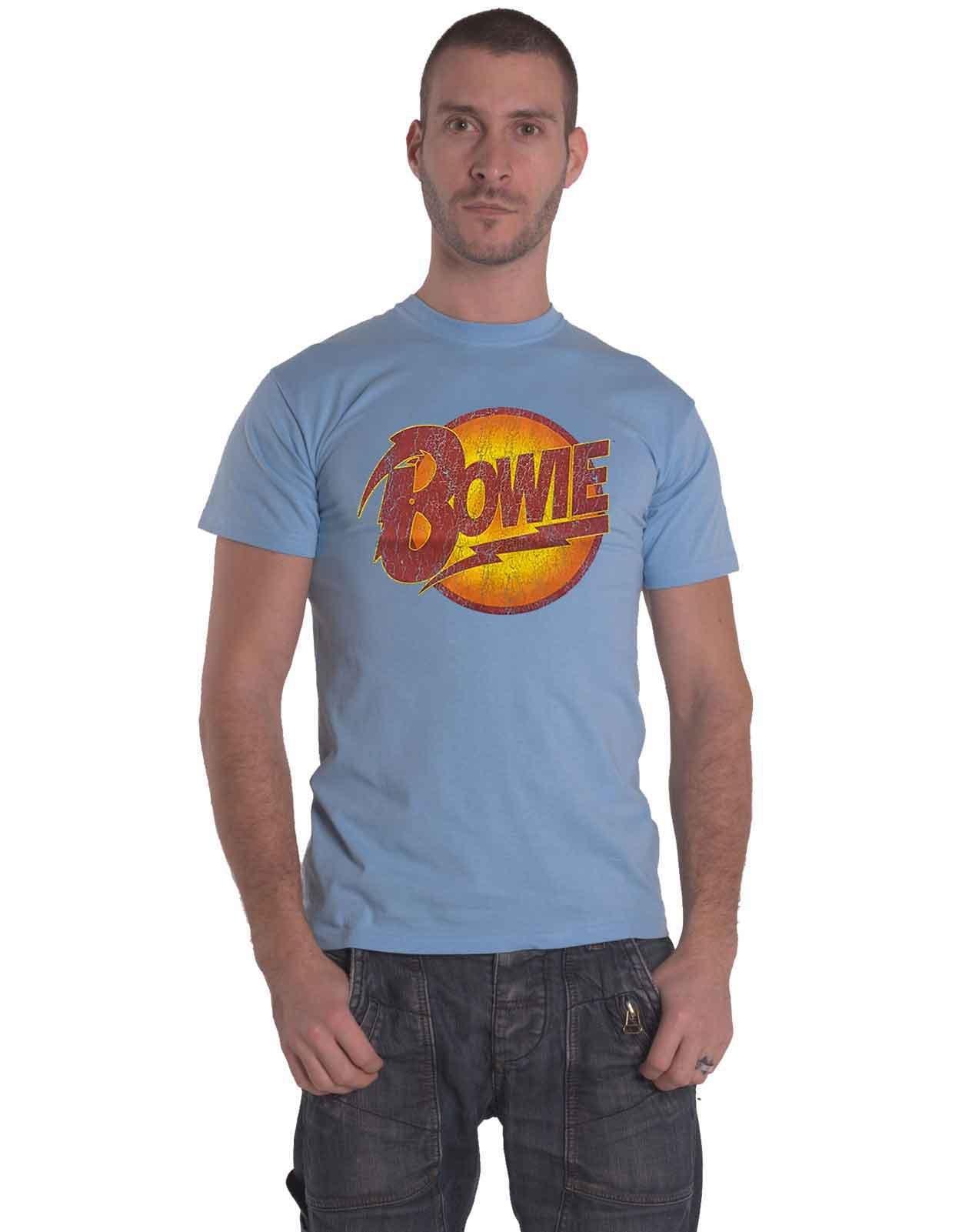 Винтажная футболка с бриллиантами для собак David Bowie, синий david bowie david bowie diamond dogs 180 gr
