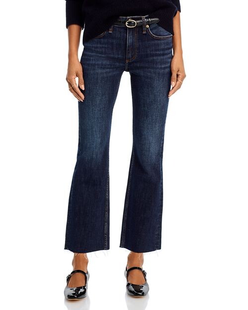 

Джинсы Peyton High Rise Ankle Bootcut в цвете Sienna Denim rag & bone, цвет Blue