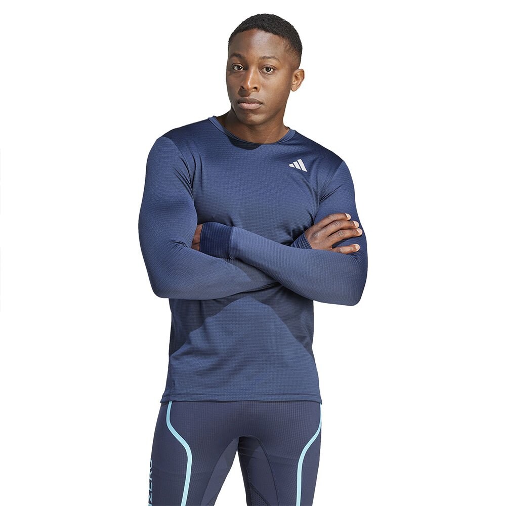 

Футболка с длинным рукавом adidas Own The Run, синий