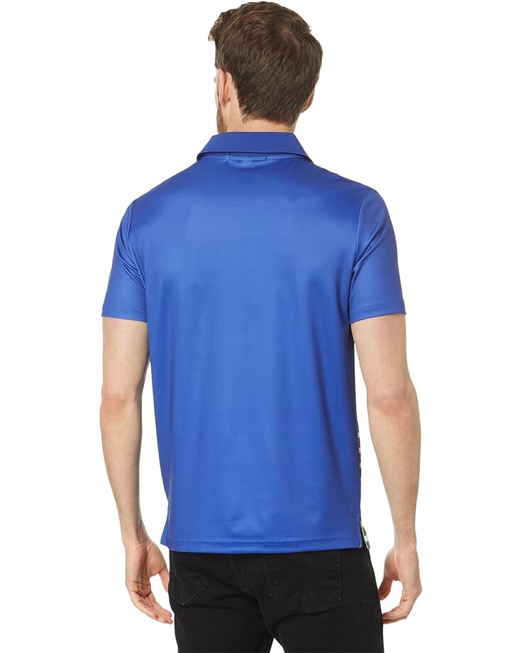 

Поло U.S. POLO ASSN. Horizontal Fade Stripe Knit Polo Shirt, цвет Blue Raft