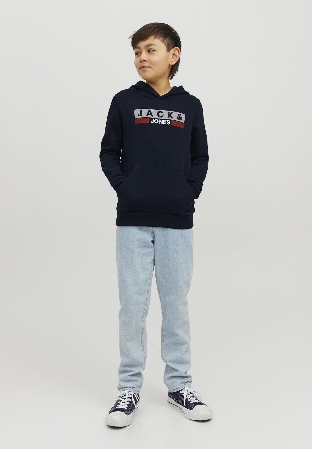 

Толстовка JJECORP LOGO PLAY Jack & Jones Junior, цвет navy blazer