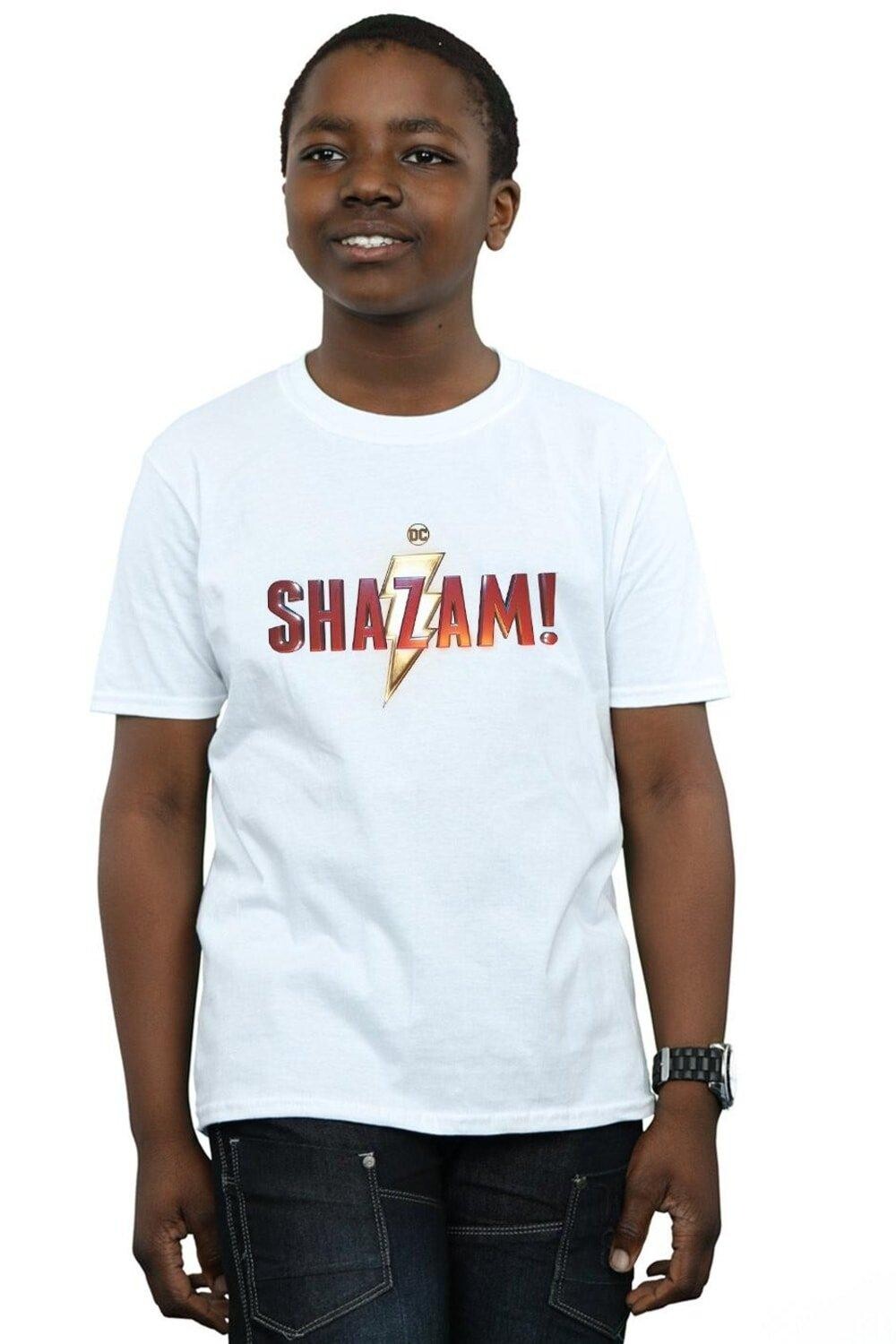 

Футболка с логотипом фильма Shazam DC Comics, белый