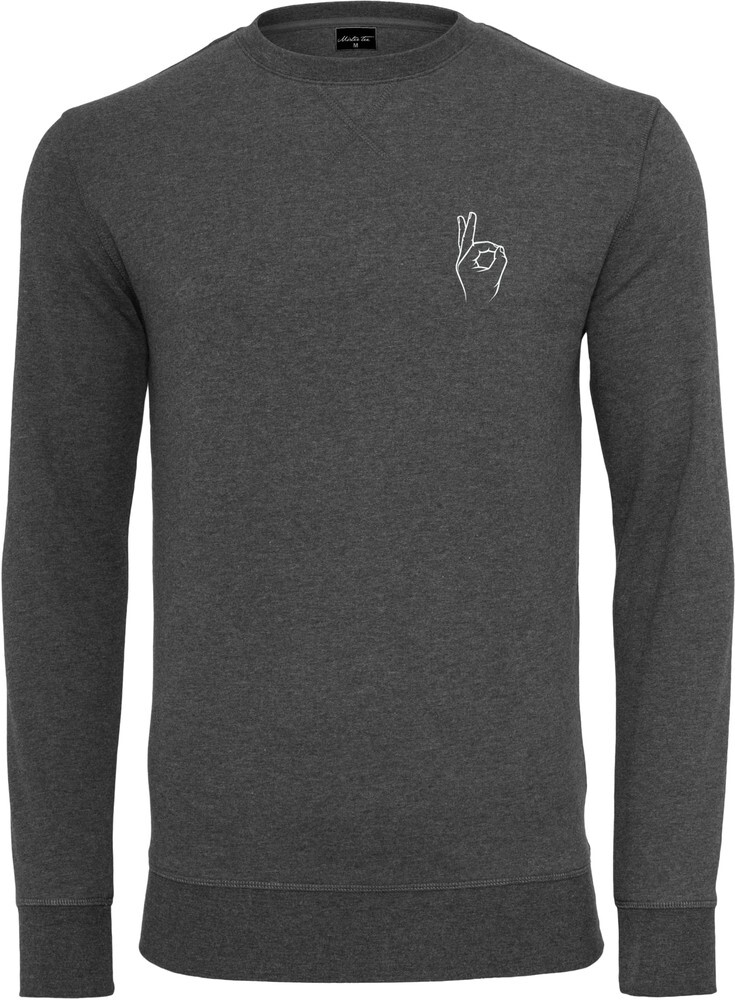 

Пуловер Mister Tee Easy Sign Crewneck, серый
