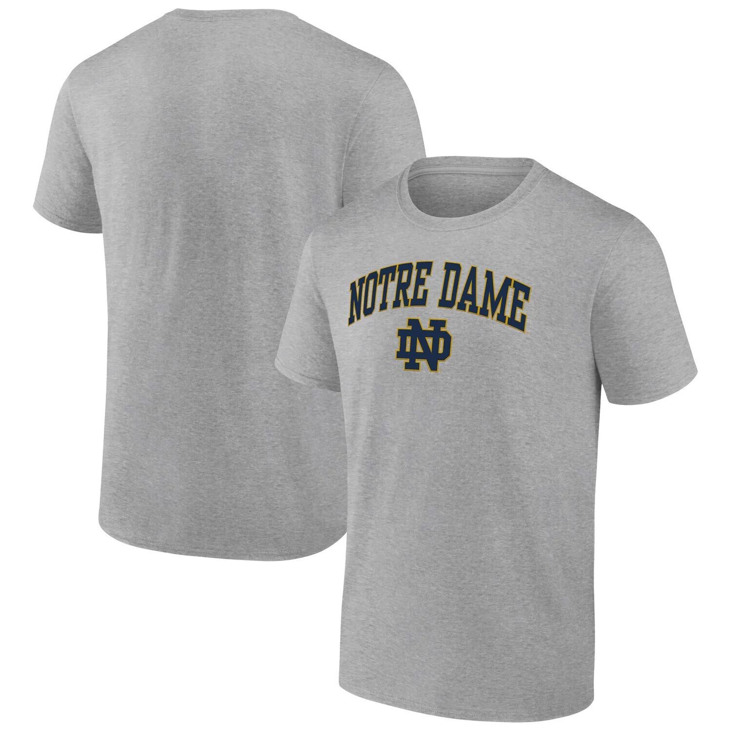 

Мужская футболка Fanatics Steel Notre Dame Fighting Irish Campus