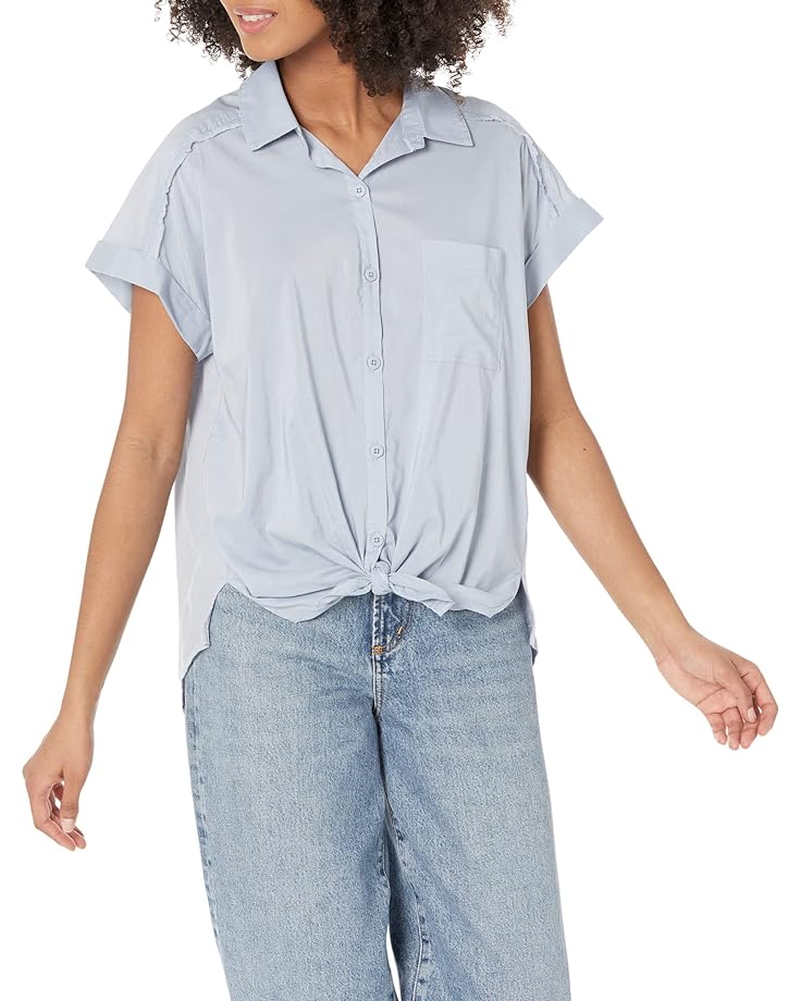 цена Рубашка Splendid Short Sleeve Paige, цвет Chicory