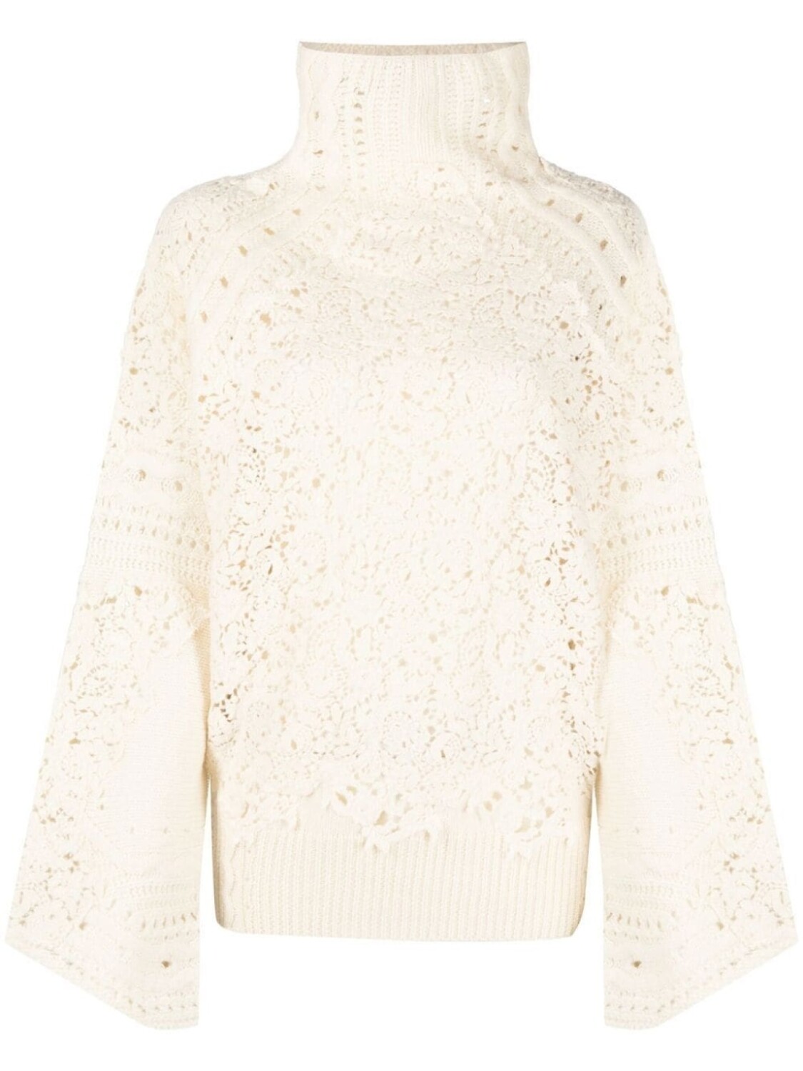

Ermanno Scervino джемпер с цветочным узором, белый