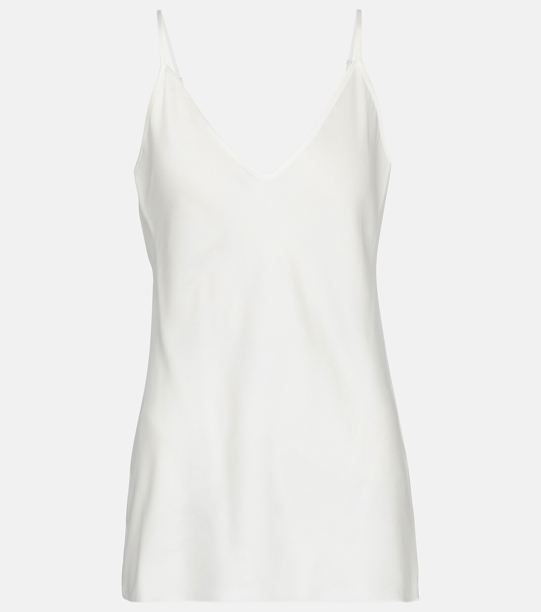 

Майка Leisure Lucca из эластичного шелка MAX MARA, белый