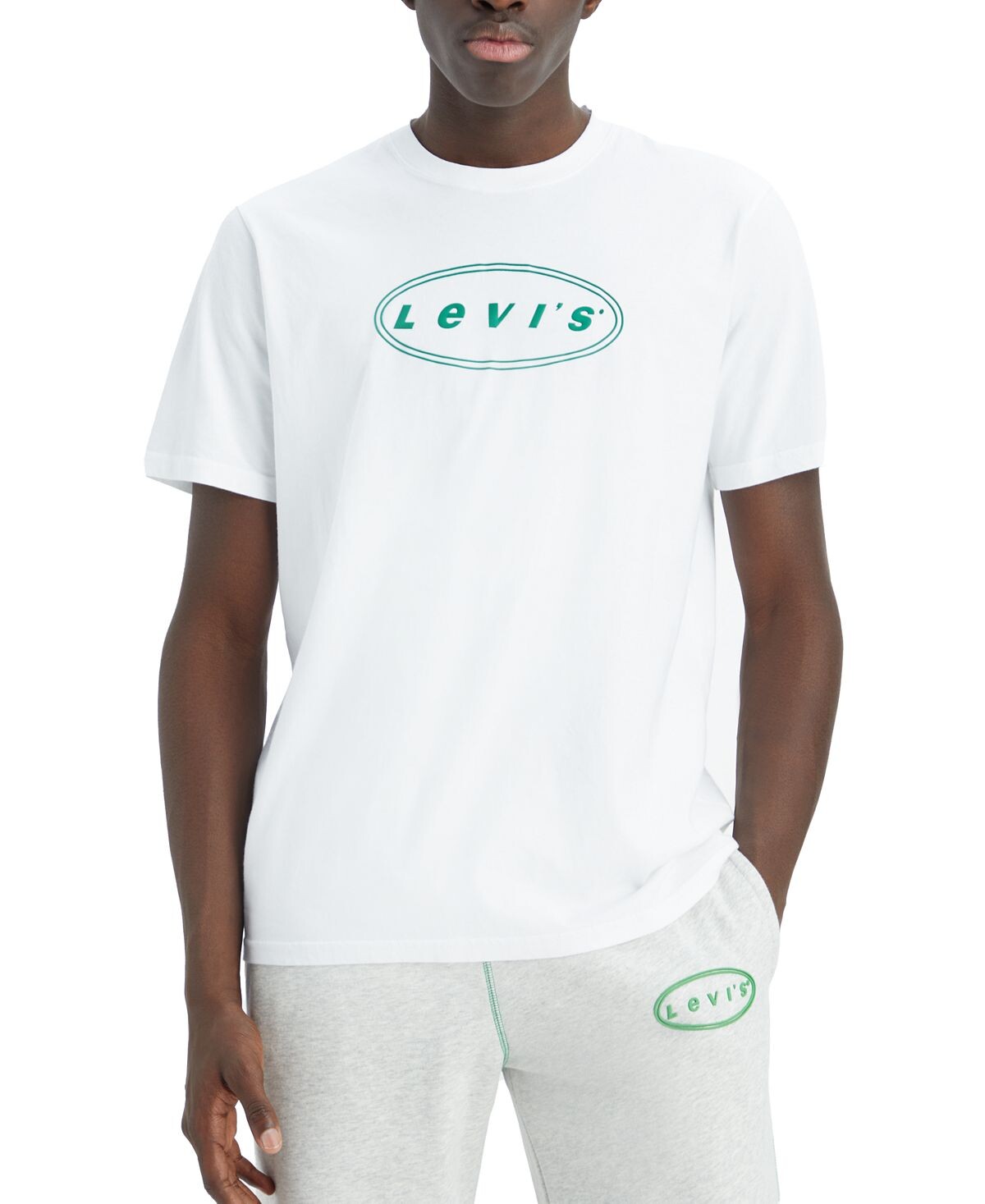 

Мужская футболка свободного кроя с рисунком Levi's