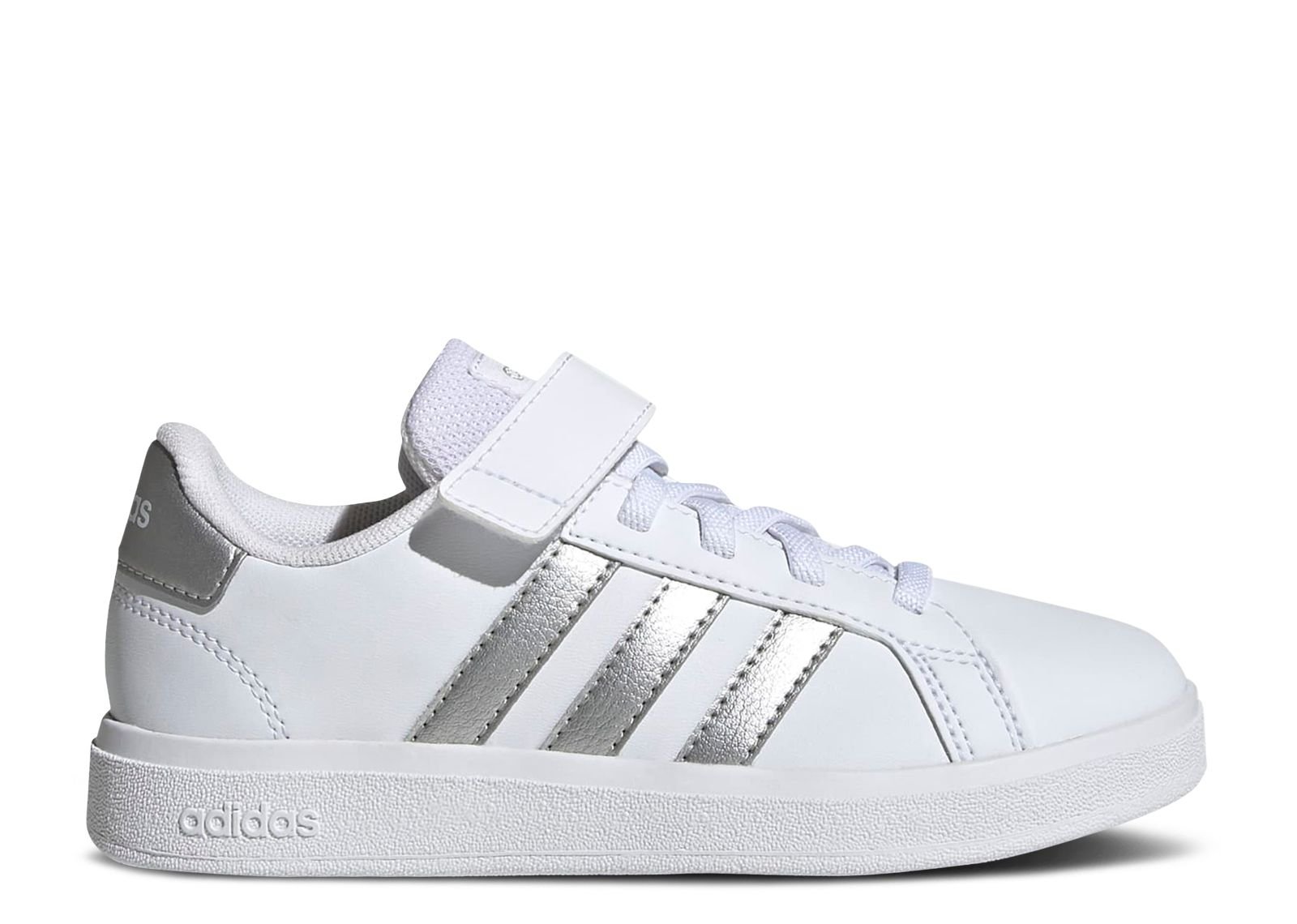 

Кроссовки adidas Grand Court 2.0 Little Kid 'White Matte Silver', белый