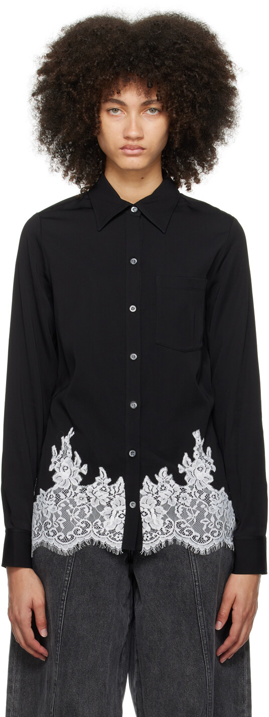 

Черная рубашка на пуговицах 3.1 Phillip Lim