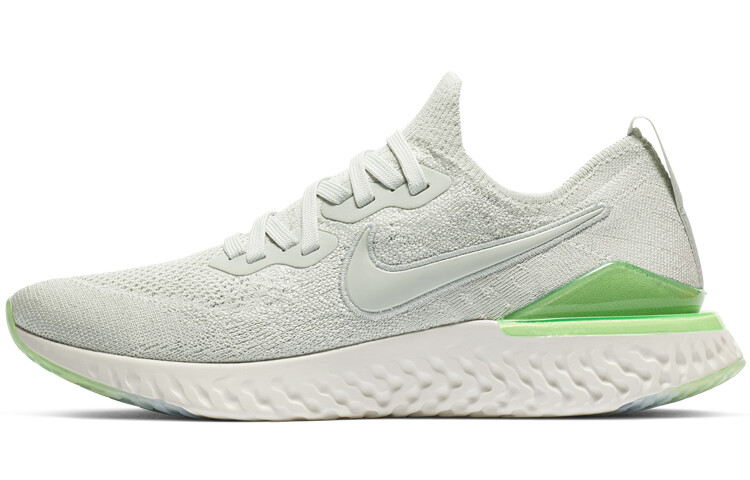 

Кроссовки Nike Epic React Flyknit 2 Light Silver Lime Blast (W)