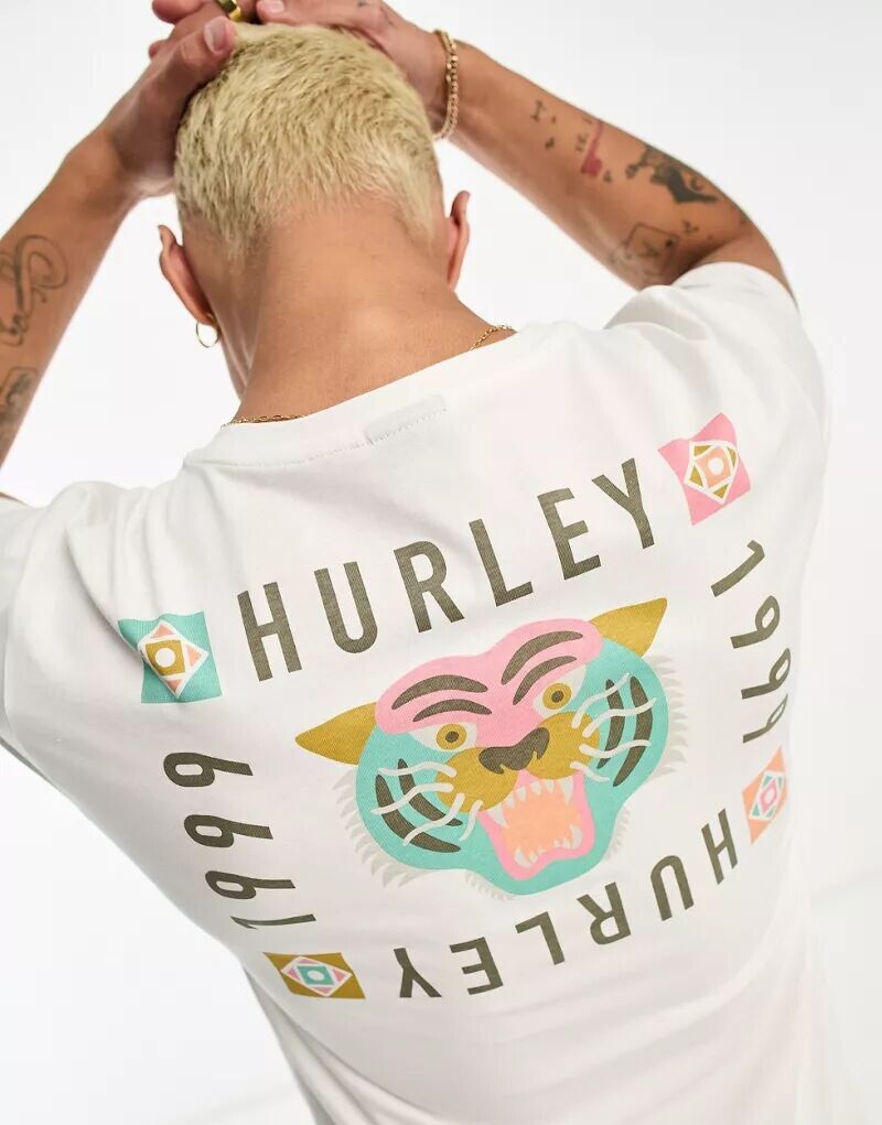 

Белая футболка Hurley Bengal