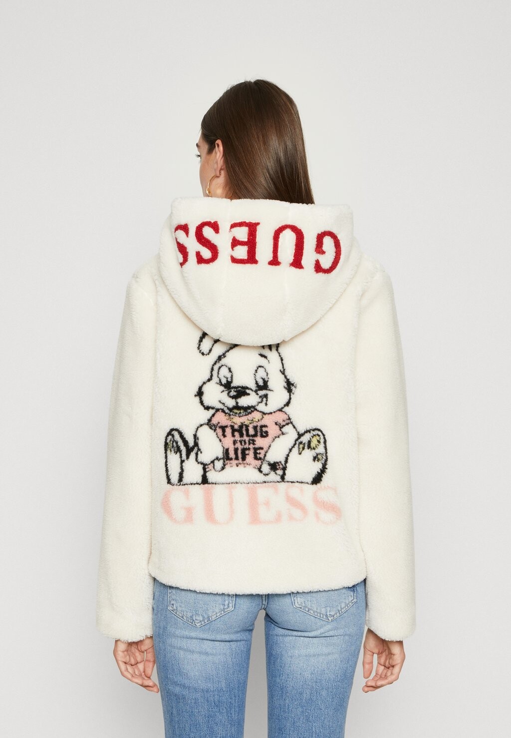 

Куртка Guess, цвет cream white