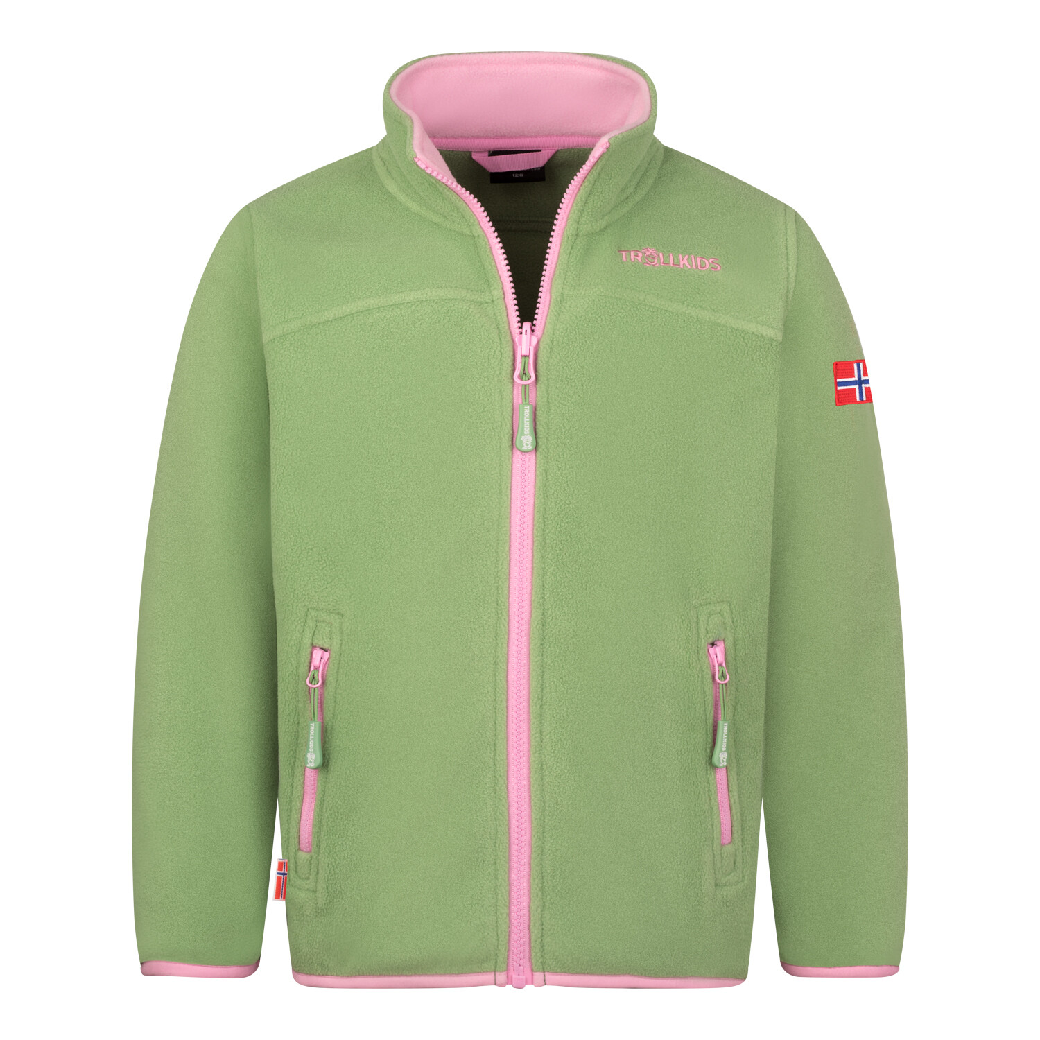 

Флисовая куртка Trollkids Fleece Jacke Oppdal XT, цвет Pistaziengrün/Rosa