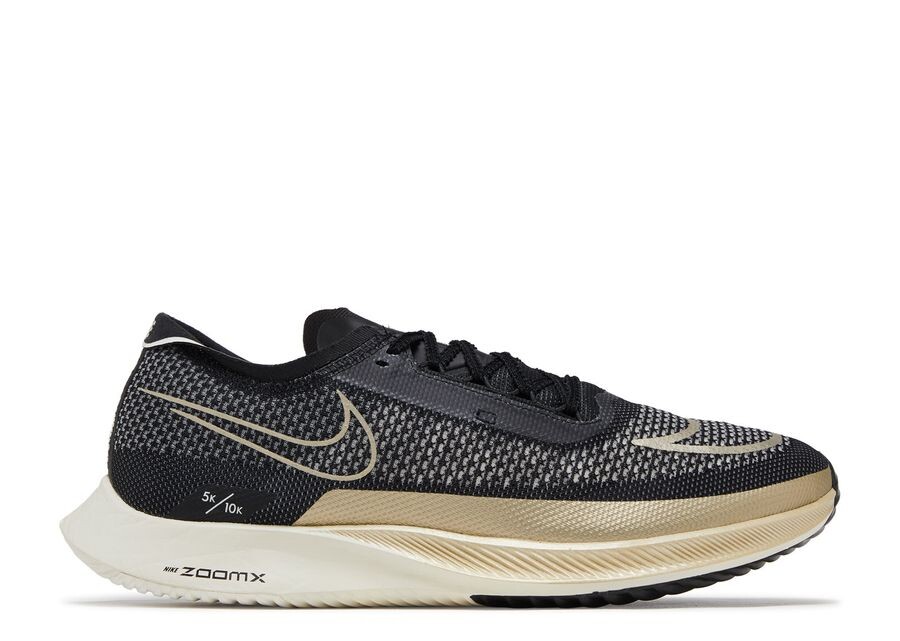 

Кроссовки Nike ZoomX Streakfly, цвет Black Metallic Gold Grain