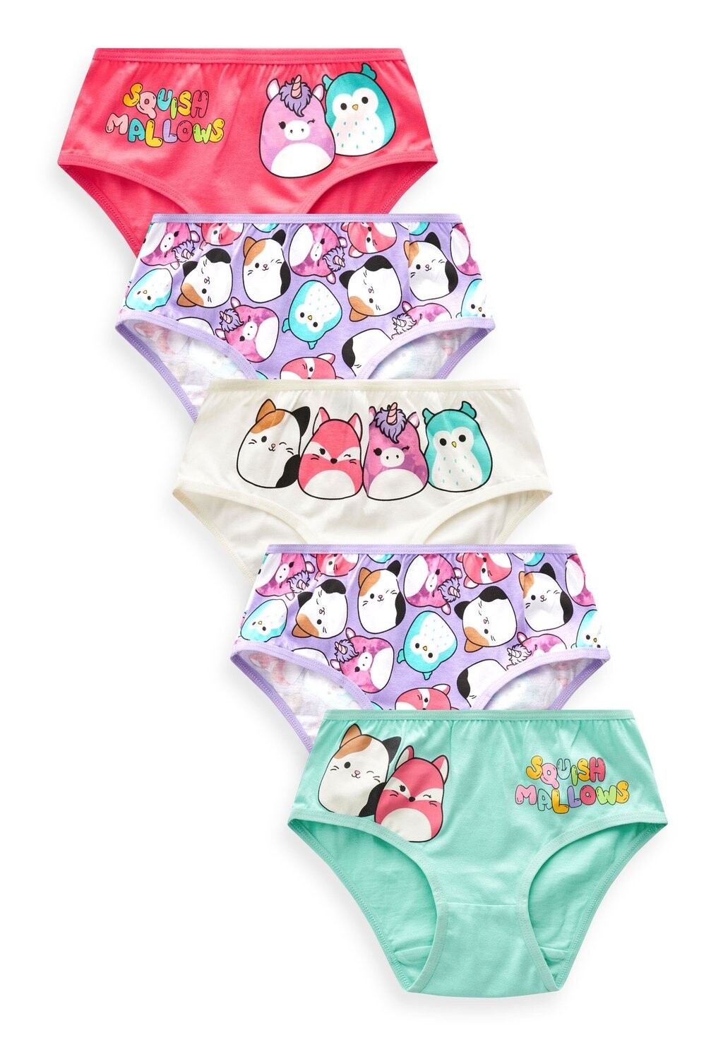 

Трусы 5 PACK SQUISHMALLOW. Next, красный