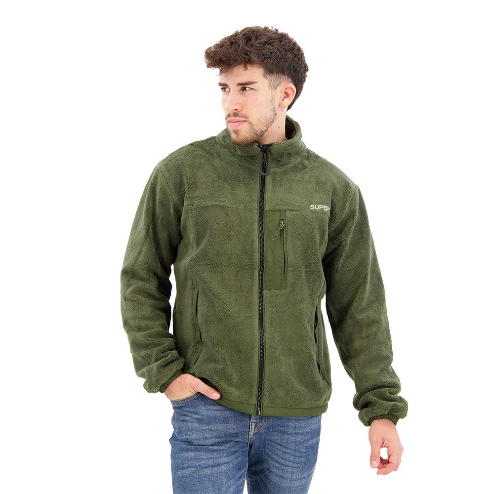 

Свитер Superdry Code Fleece Trekker Full Zip, зеленый