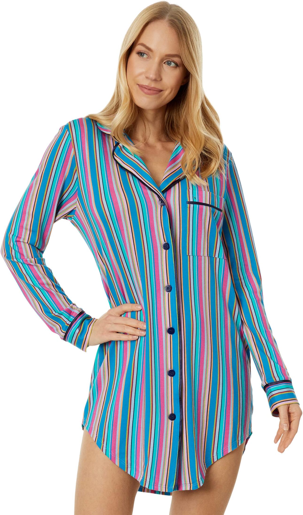 Ночная рубашка с принтом Bella Cosabella, цвет Bold Stripe