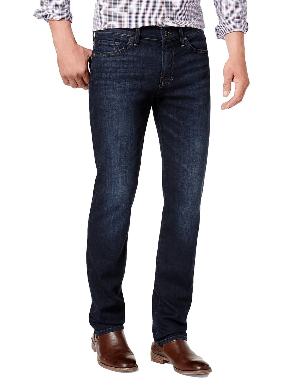 

Мужские прямые узкие джинсы 7 For All Mankind, цвет Pkt Hydro